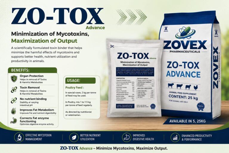 ZO-TOX Advance: Effective Mycotoxin Management for Healthier and More Productive Livestock